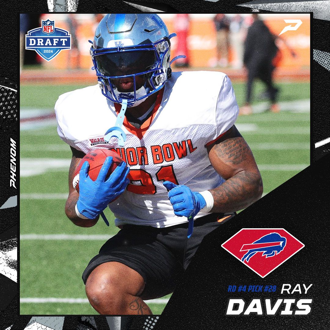 Shoutout to #PhenomAthlete Ray Davis for getting drafted by the Buffalo Bills in the fourth round! #NFLDRAFT #PhenomAthlete