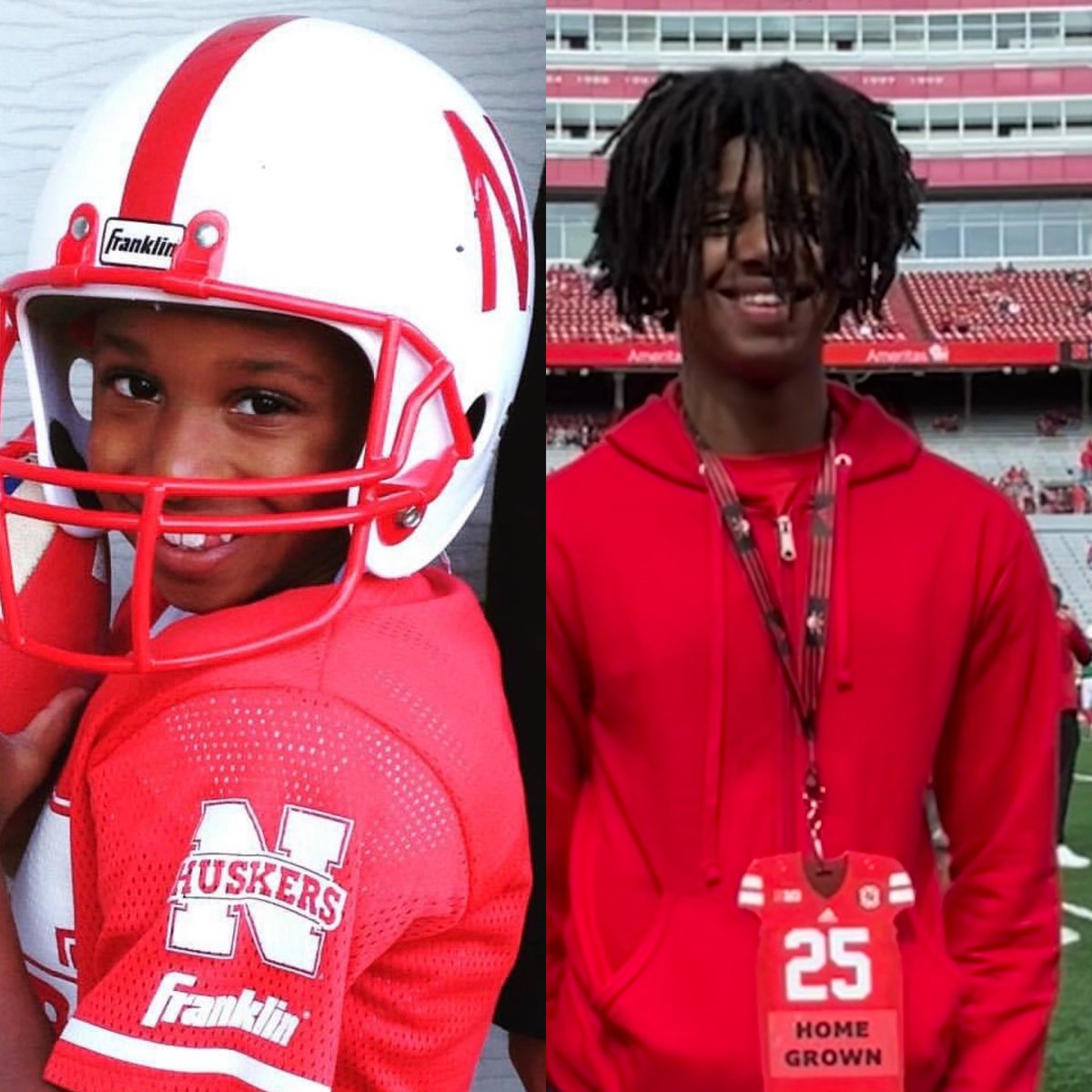 Keep shooting for the stars baby- you are limitless! @HuskerFootball  @HGMovement27 #najeebrown #Nebraskahomegrown #8thgrade