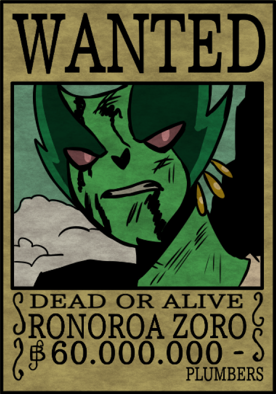 Wanted posters of Alabasta for a easter egg on next drawing