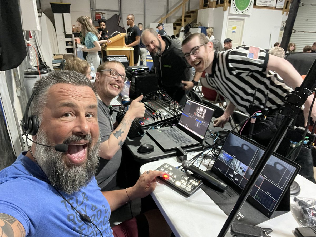 Jumping in the directors chair at @PWFLive /@S_H_P_Wrestling with the @SuperJawPro crew! If I miss any shots on @indiewrestling tonight please complain to ColbyCorino@gmail.com