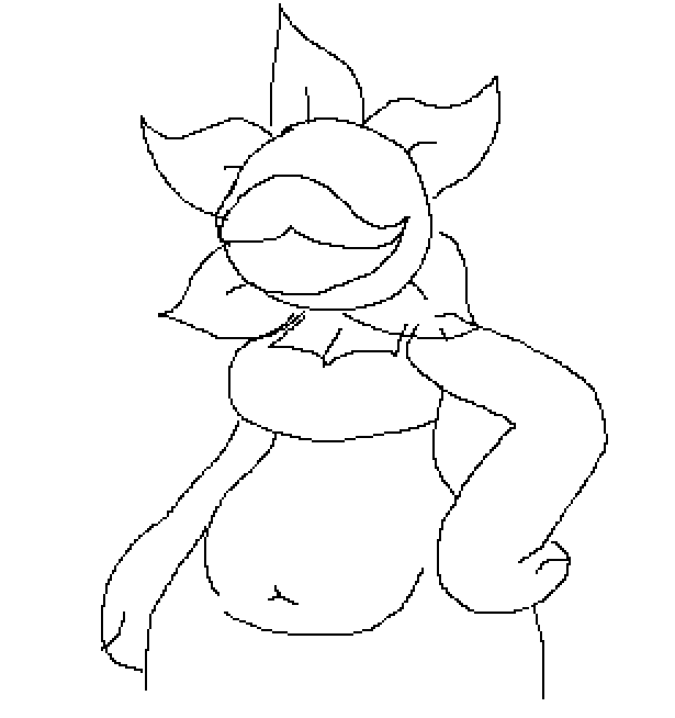 bigsteppies's tweet photo. the idea is she's like a plant girl who's mostly buried into the ground so her full body would look something like this https://t.co/HYUj5HTuA3