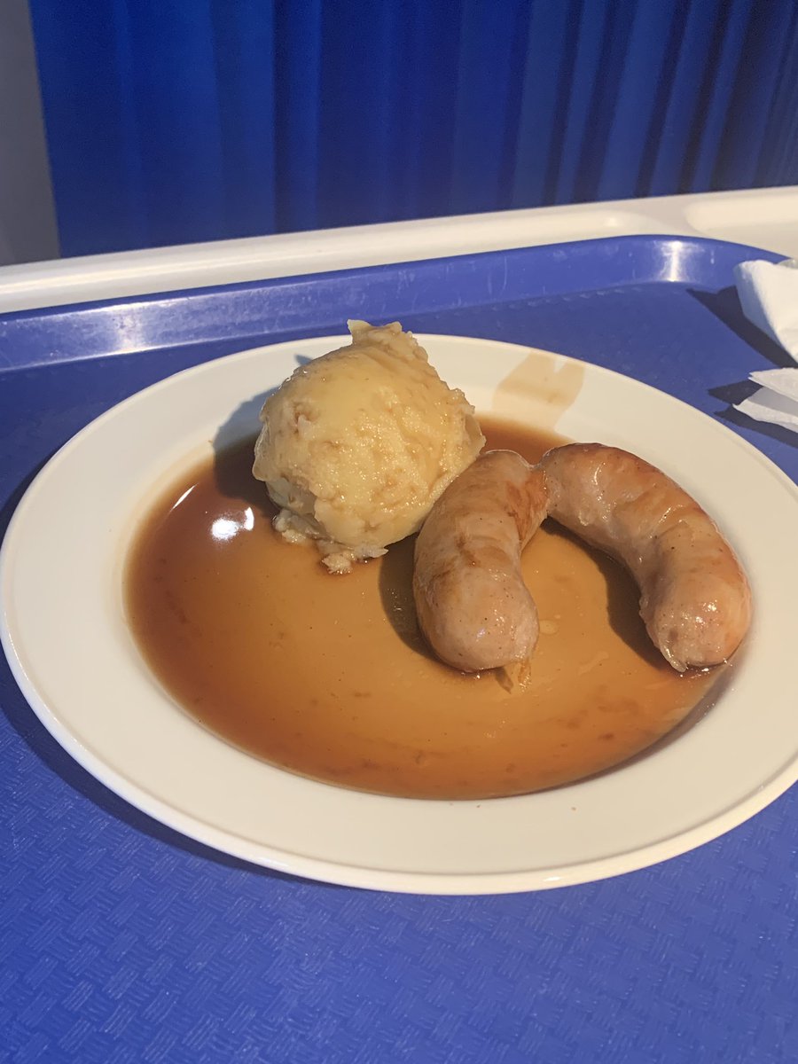 Model_Officer's tweet photo. @Dunkirk_1940 Well the finest today at PAH Harlow.
A fine sausage and mash with ginger sponge and custard https://t.co/04pGb5xbdc