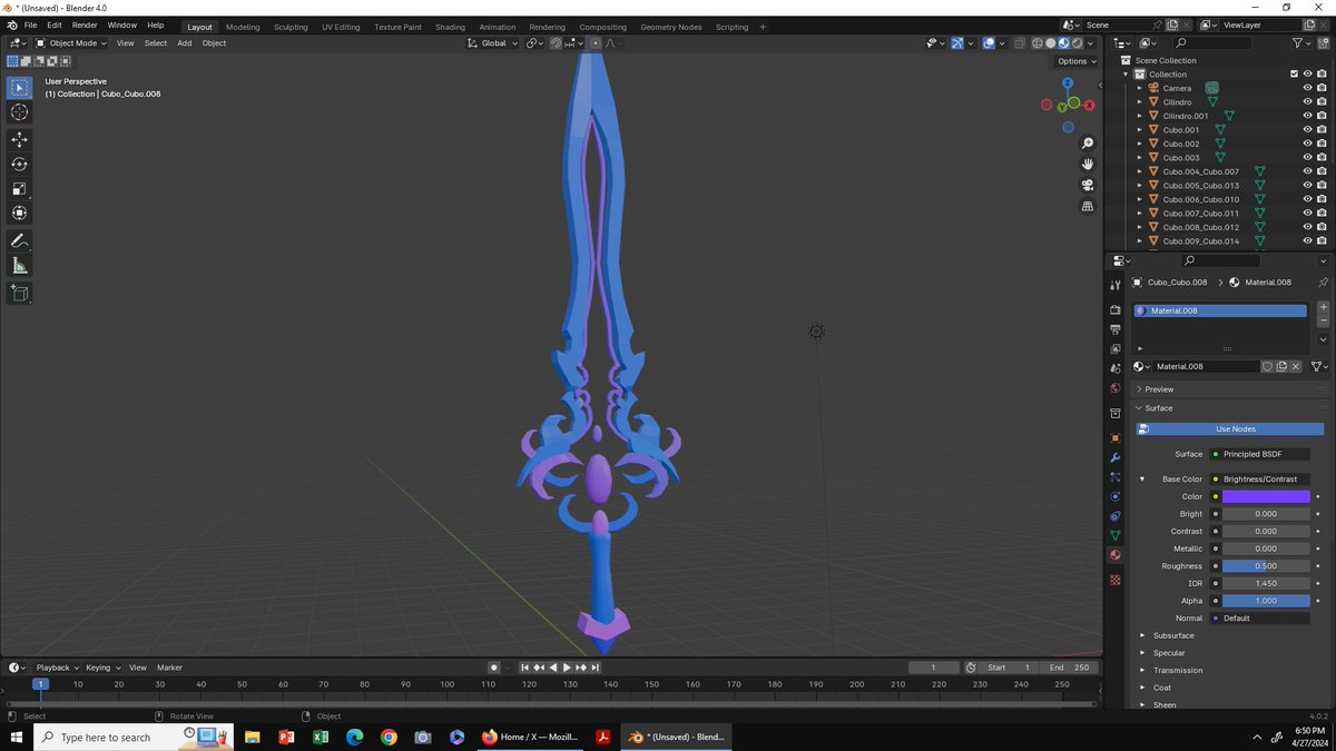 guys i just toyed around not offical zarc sword???