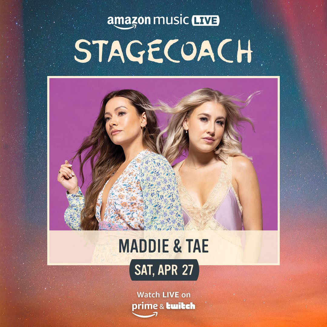 Watch us perform LIVE at @stagecoach at 4:10 PM PT TODAY, only on @amazonmusic and @primevideo 🤠 Watch here: amzn.to/StagecoachLive1