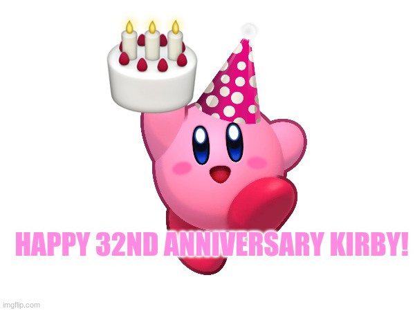 Happy 32nd Anniversary Kirby
#Kirby #Kirby32th #Nintendo #HALLaboratory