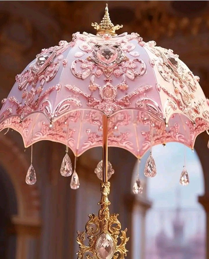 pink palatial lamp