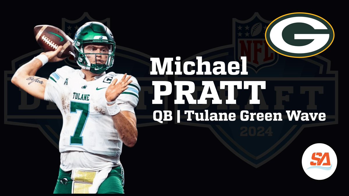 #DeerfieldBeach HS (FL) & #Tulane #GreenWave alum QB Michael Pratt (@Mpratt_) selected in the 7th Round 245th Overall by the #GreenBay #Packers #NFLDraft #LL7