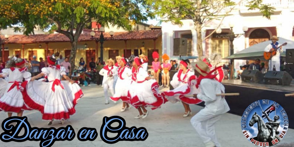 #CiegoDeÁvila de fiesta en la 2ª Jornada 'Danzar en casa', con el encuentro de varios grupos danzarios del territorio. #CubaEsCultura #LatirX26Avileño #LealesYAgradecidos