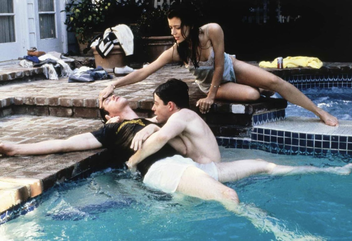 #Bales2024FilmChallenge 27 Apr: Swimming pool in a movie Ferris Bueller's Day Off (1986) #NuffSaid #pool #NationalPoolOpeningDay #GenX #SaveFerris