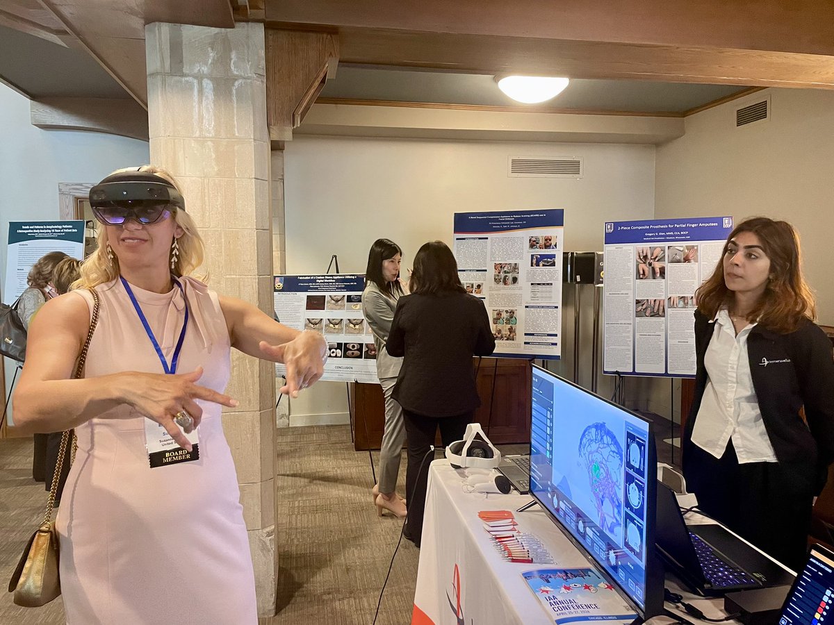 The past two days were fantastic at @intlanaplast the International Anaplastology Association conference! Thanks to our surgeons for extending their support through this event! #Anaplastology #IAAChicago #MedicalInnovation #ChicagoEvents #VirtualReality #AugmentedReality