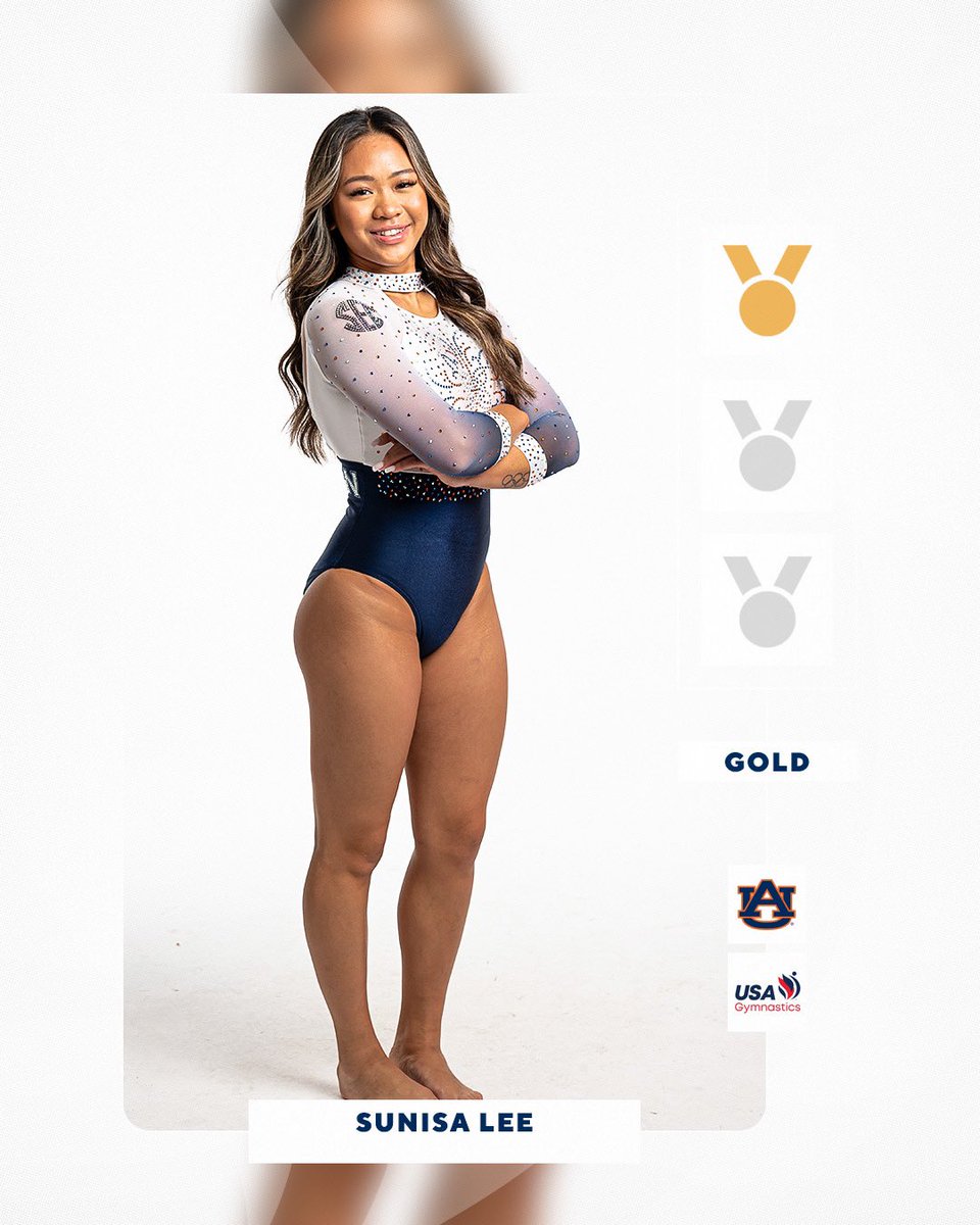CONGRATS to @sunisalee_ on her 🥇 on beam at the American Classic! #WarEagle