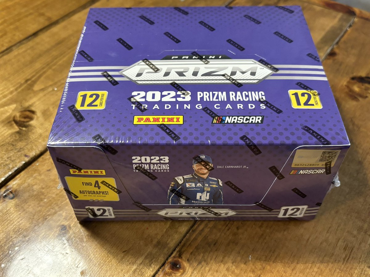 JUST ACQUIRED 🎁 If we finish the sub goal, we rip this 2023 NASCAR Prizm Hobby Box TONIGHT ON STREAM. Going live at 8pm ET / 7pm CT. See ya soon 👋🏻