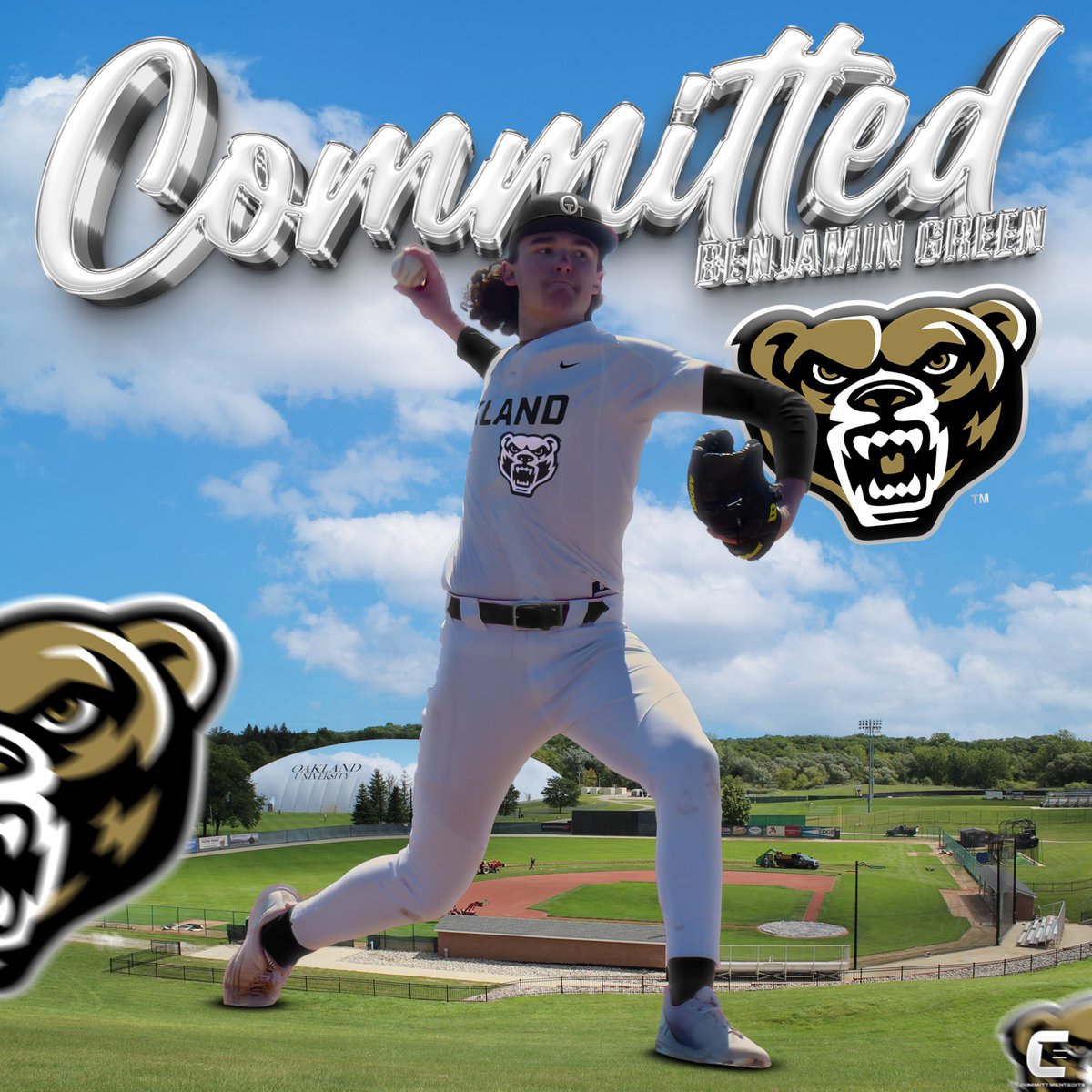 I’m excited to announce my commitment to Oakland University to continue my academic and athletic career. I am grateful for the support of my family, friends and coaches over the years to help me get to this point. Go Grizzlies 🐻!