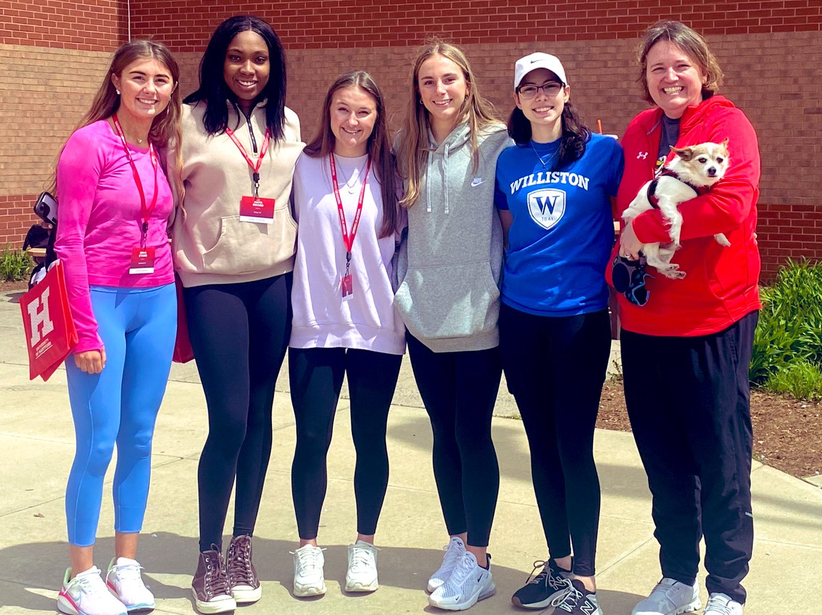 Special group on campus for Admitted Students Day!  The future is bright!! 😎
