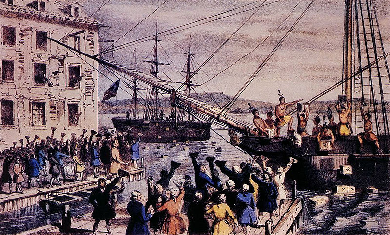 Apr 27, 1773 British Parliament passed the Tea Act, leading eventually to the #BostonTeaParty, on Dec 16--patriots disguised as Mohawks dumped more tan $1 million worth of tea in today's money into the harbor. Read #CivilDisobedience by Henry David Thoreau.
