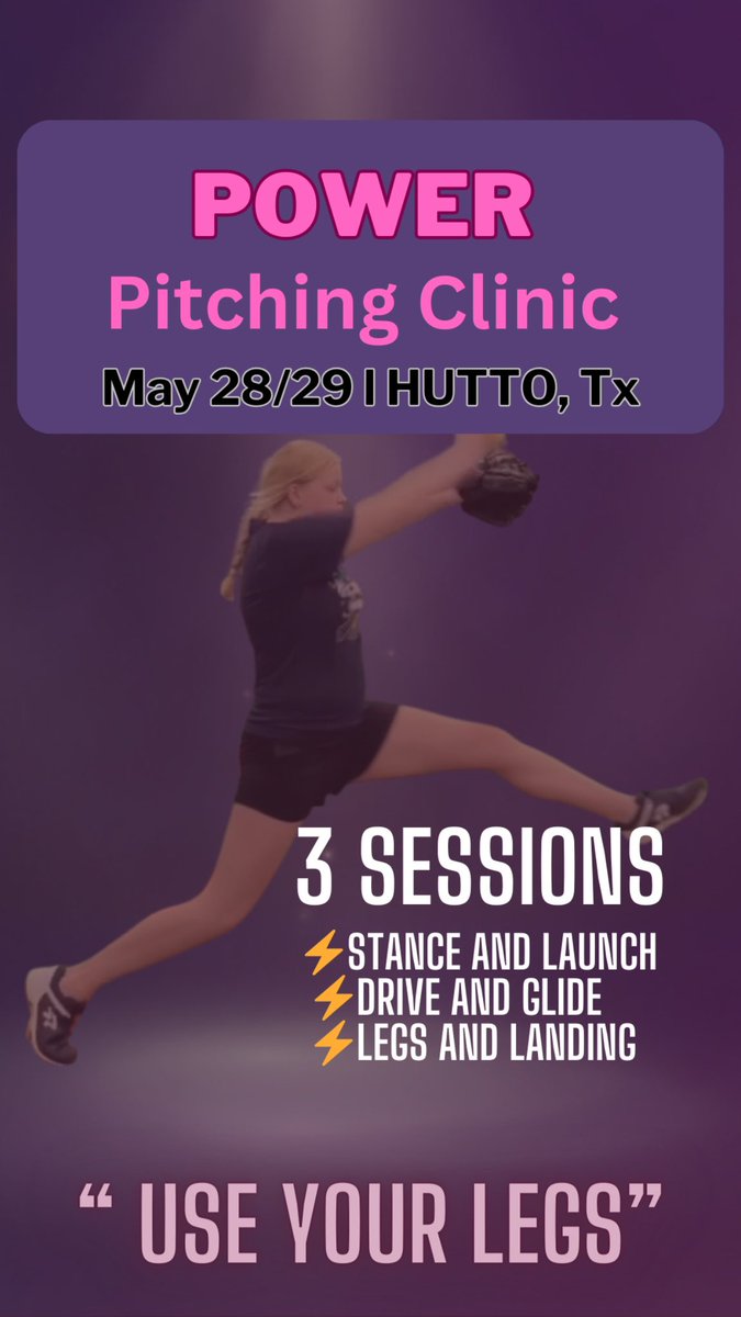 2 Days - 2 Hours each session

Only 6 pitchers per session. Force plate analysis, pitching drills, and weight room transfer. 

Sign up: footdoctoresia.com/clinics