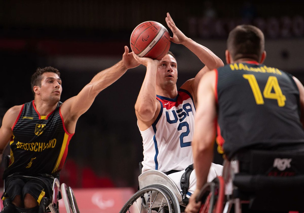 Team USA wheelchair hoops begin their quest for a Paralympics 'Three-Peat in @Paris2024. Steve Serio, Jake Williams, Nate Hinze & Paul Schulte will provide the veteran leadership in an 8-nation tournament. They'll take the court in the French capital a few short weeks after…