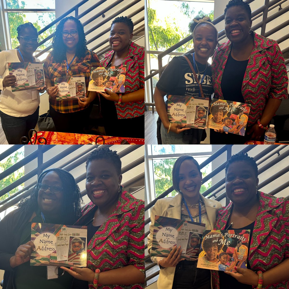 I presented the keynote & signed my books at the @_SNBEI “Equity within Diversity” conference. I enjoyed chatting with Jay, @CodeSwitchLV, Las Vegas educators, & other participants! @tracyrenee70 & Jordan, thank you for the invitation! #MyNameIsAnAddress #MamasPortraits