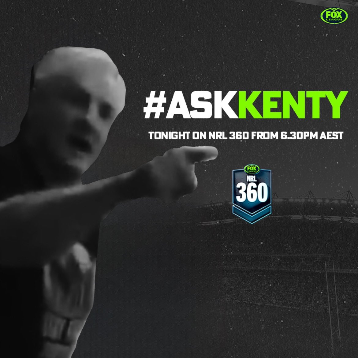 Ask Kenty tonight on #NRL360 📺 Make sure you Tweet your questions using #ASKKENTY But to answer 1 question right now. Yeah, I’ll go ya cunt!💥🥊🌳