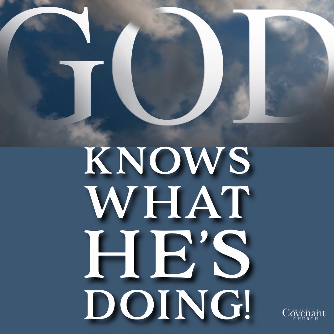 God knows what He’s doing!