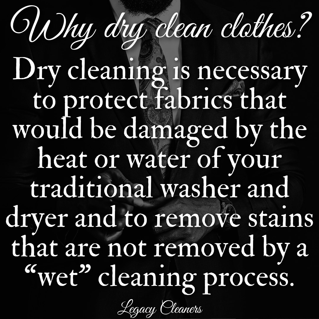 Contact us at legacycleanersal.com so that we can assist you with your dry-clean only garments!

#ChelseaAL #Alabama #HooverAL #BirminghamAL #ShoalCreek #ChelseaPark #MountainBrookAL #BrookHighlands #IndianSpringsVillage #PelhamAL #InvernessAL #LeedsAL #AlabasterAL