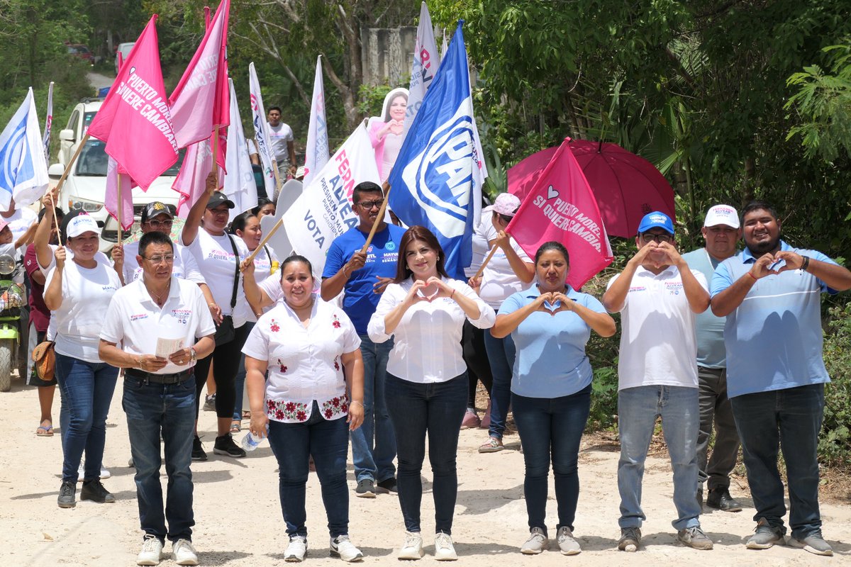 #QuintanaRoo | @alvearp_mf genera apoyo en comunidades desfavorecidas de Leona Vicario, #PuertoMorelos»
poderycritica.com/fernanda-alvea… 
#Candidata @PANQuintanaRoo_ @PRIQRooOficial