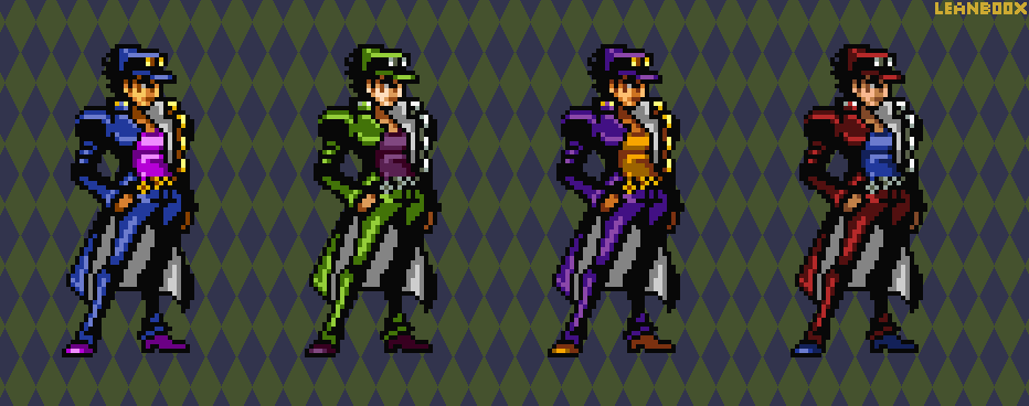 Jotaro Kujo - OPGB Style
#JoJosBizarreAdventure #jojo_anime #jojo #pixel #pixelart #art #anime #digitalart #AnimeArt #ArtistOnTwitter