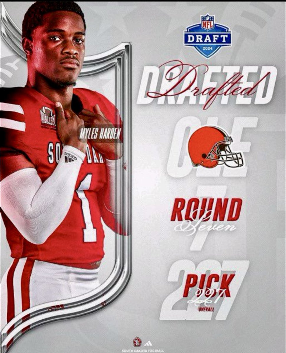 Patriot Family Big Congratulations to @Myles1Harden on being drafted By the @Browns. @CoachAJScott @MiramarAlumni 🔴⚪️🔵🏈