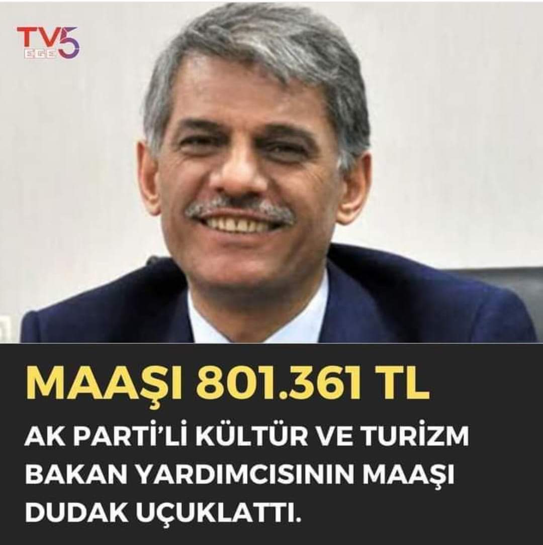 🔴 🔴 🔴 AKP’li Kültür ve Turizm Bakan Yrd. Nadir Alpaslan’ın 2024’deki aylık maaşını tespit ettik:” Bakan Yrd maaşı: 134.900 TL KuveytTürk: 666.461 TL Toplam: 801.361 TL Emekli 10 bin lira sefalet ücreti alırken buna benim vergimden giden para haram olsun. CHP Zonguldak…