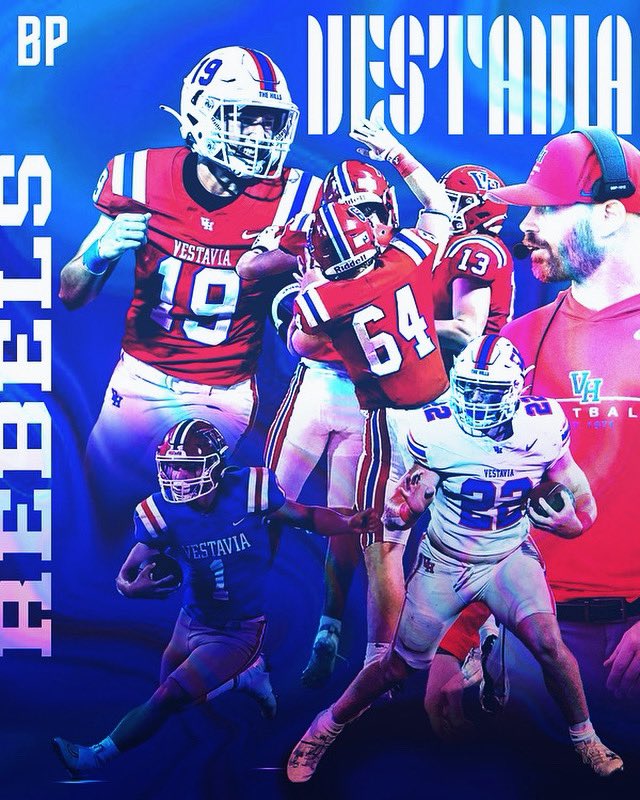 Run it Back Stav’ Coach Robert Evans and his Rebels looks to 3/3 on career playoff appearances and surge past the 2nd round. Vestavia will be tasked with replacing 2 of the most impactful players in recent school history. Jordan Ross and JP Head. Predict Vestavia’s record…