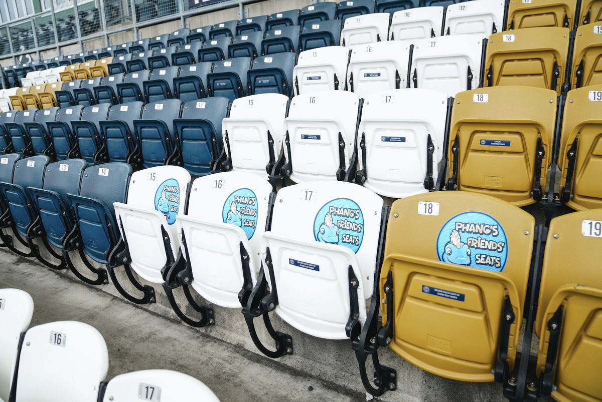 April is Autism Acceptance Month & we recently became a @kulturec Certified Sensory Inclusive Venue! We're excited to introduce 'Phang's Friends Seats' which will host a family with sensory needs each home match & provide them with a sensory bag to take home 🎧 #DOOP