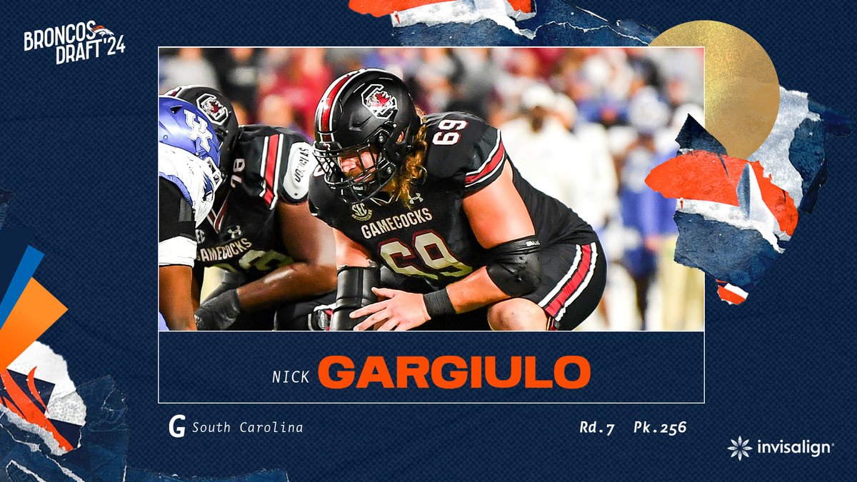 That's a wrap on the #BroncosDraft.

Welcome to #BroncosCountry, <a href="/Gargiulo_66/">Nick Gargiulo</a>!