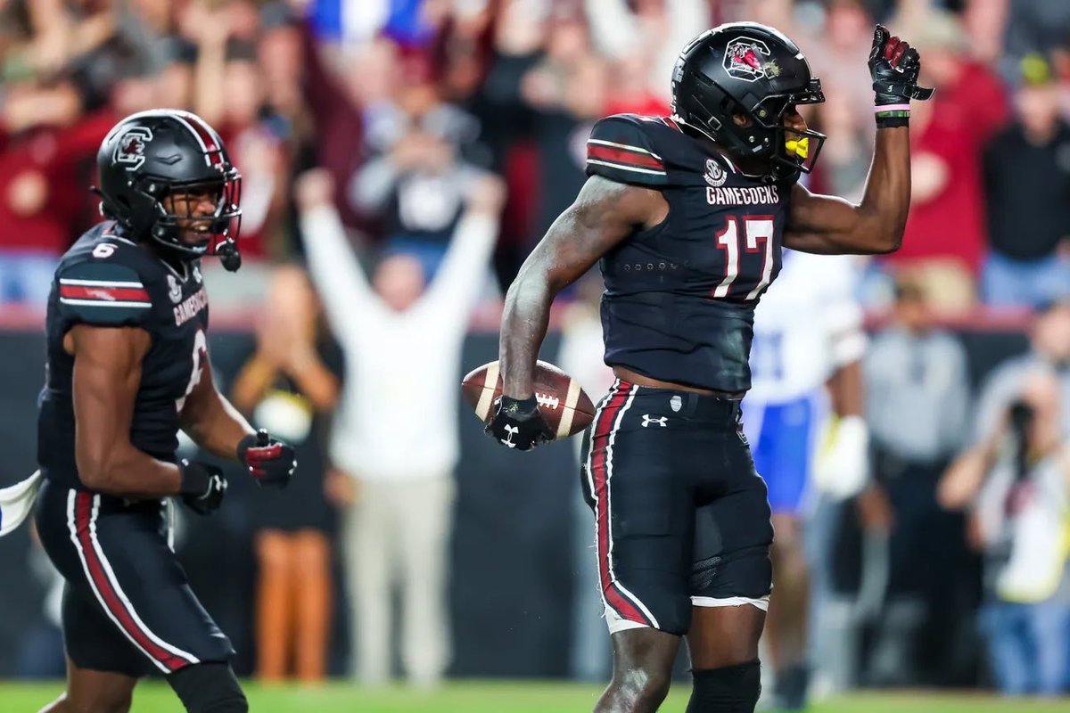 NFL Draft Picks for <a href="/GamecockFB/">South Carolina Football</a> in three years under <a href="/CoachSBeamer/">Shane Beamer</a>:

Round 1 - WR Xavier Legette
Round 2 - CB Cam Smith
Round 3 - DT Zacch Pickens
Round 5 - CB Darius Rush, QB Spencer Rattler, EDGE Kingsley Enagbare
Round 6 - CB Marcellus Dial, RB Kevin Harris
Round 7 - OG
