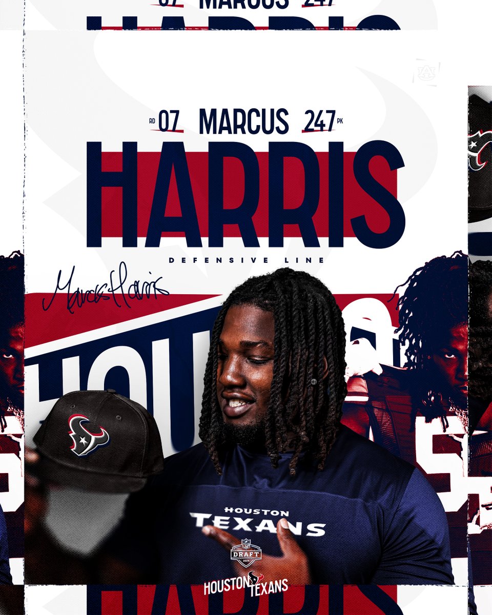 H-TOWN is getting big 5️⃣0️⃣! @li_marcus15 ➡️ @HoustonTexans #NFLDraft
