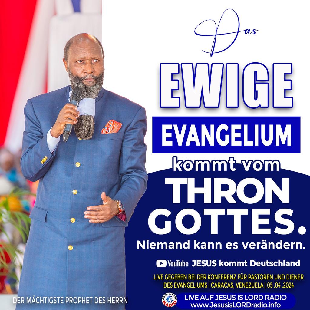 The Eternal Gospel is the Universal Gospel for all who live on the Earth
#MaturinHealingService 
<a href="/mutebilx_qato/">Mutebi Alex Kato 🐐</a> 
<a href="/austriarepent7/">ÖSTERREICH FÜR JESUS</a> 
<a href="/ChristineGitau2/">Christine Gitau 🇰🇪 🇧🇪</a> 
<a href="/ChristineGitau2/">Christine Gitau 🇰🇪 🇧🇪</a> 
<a href="/KehreumzumHERRN/">Canan Sahinkaya</a>