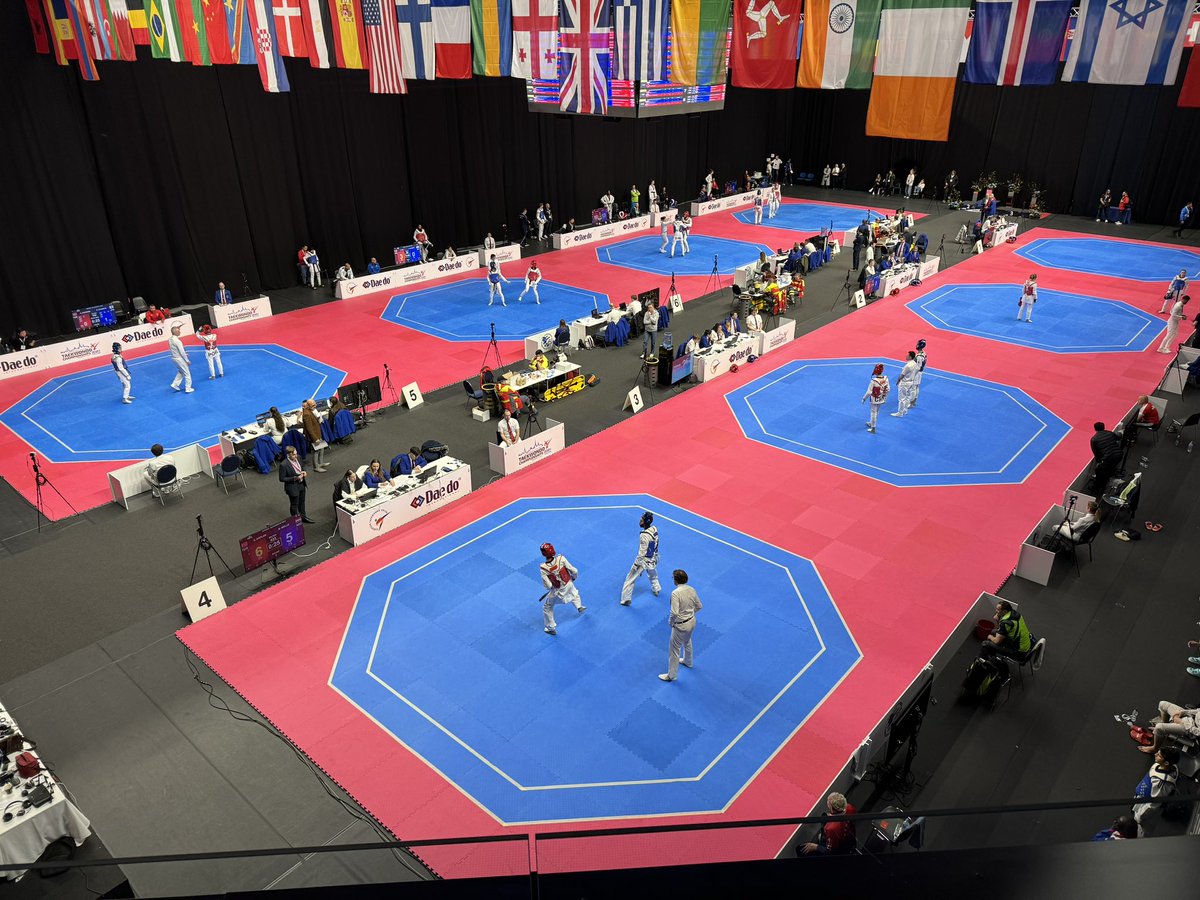 European Presidents Cup 2024 G2 Event Jack Woolley -58kg R32 - Bye R16 - 🇵🇱 ✅ QF - 🇵🇱✅ SF - 🇹🇷✅ F - 🇪🇸✅ 🥇 Leroy Nsilu Dilandu -74kg R32 - 🇸🇪✅ R16 - 🇽🇰 ❌ Ryan Doyle R32 - 🇺🇦 ❌ @Irishtaekwondo @sportireland @TeamIreland @southdubtkd @jackwoolley_tkd @LeroyNsiluD