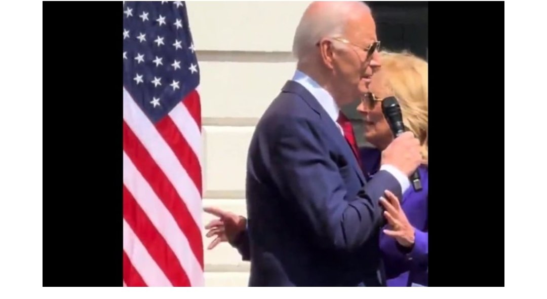 Joe Biden offered his praise and thanks to a group of wounded warriors at the White House earlier this week — but had his back to them for his entire speech until Jill Biden turned him around. What a disgrace and embarrassment for our country.