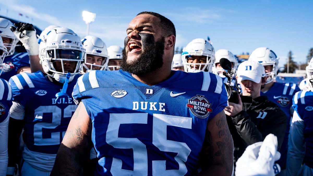 The Ravens are signing Duke DT Ja’Mion Franklin as an undrafted free-agent.