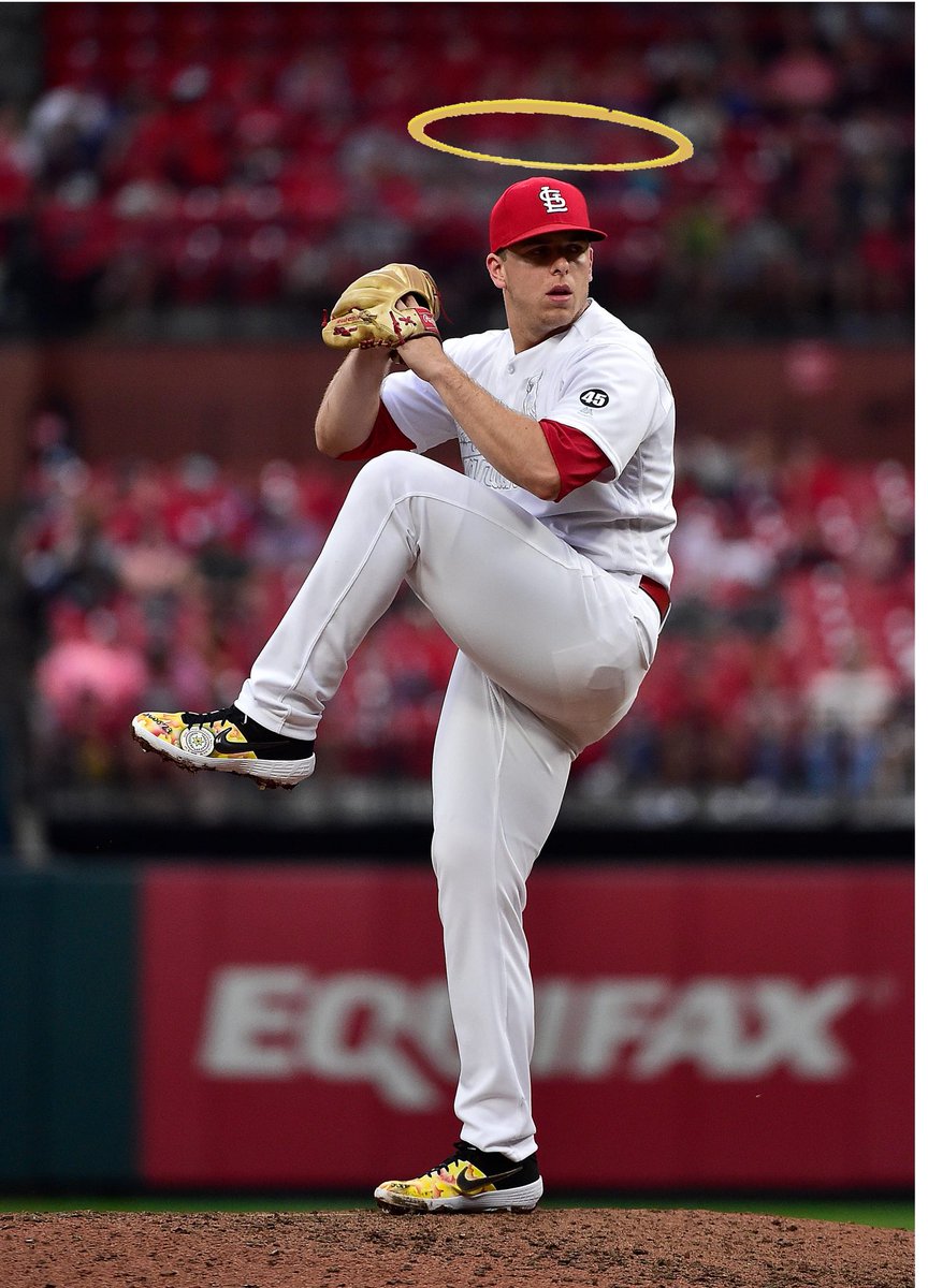 #StLCards Hels Angel slams door on #Mets in 9th Helsley in April: 14 IP 9 saves in 9 chances 15K 1BB 1ER If #Pirates lose tonight -- StL will move out of last place