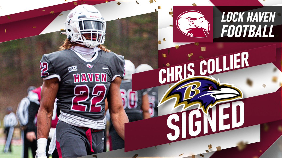 Congratulations to RB Chris Collier on signing with the Baltimore Ravens! Haven Nation is incredibly proud of you and we all wish you the best of luck! #LockedIn 🔒🦅🤝