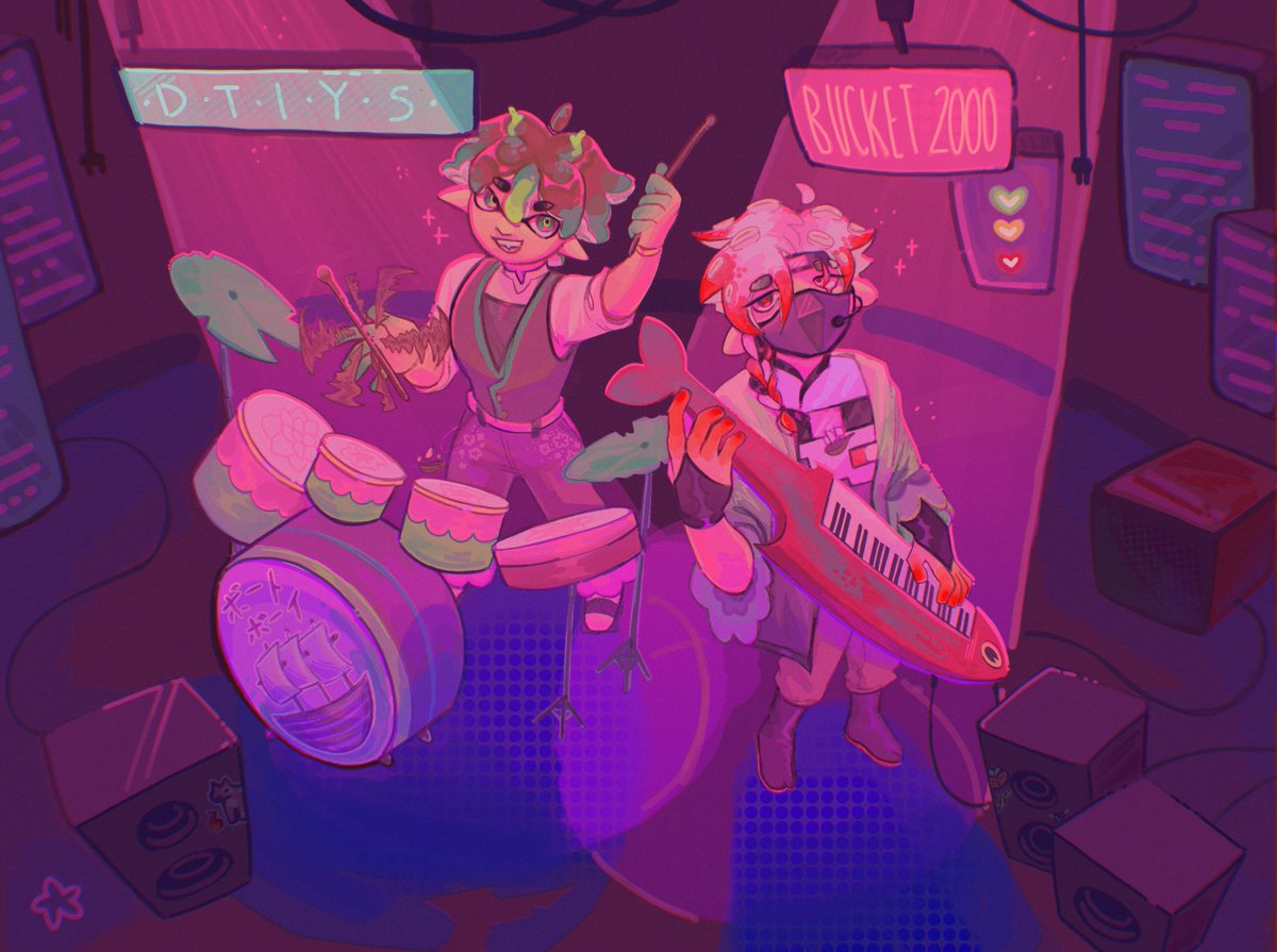 TY ON 2K!! To celebrate here’s Boat Boys in Splatoon!!
also its a DTIYS ;)
[#smallishbeansfanart #ethoslabfanart + rules in reply ]
XOXO NECK KISSES ⚓️🦑🐙