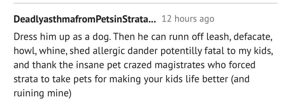 Starting to feel smh commenters missed a vibrant career as public health busybodies - miserable lunatics