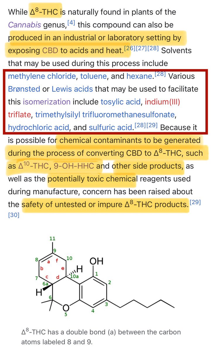 @BigDolphin8 @stiiizy They’ve been selling semi- and fully-synthetic cannabinoids “Stiiizy Hemp” through a loophole created by a bill meant to increase protections for industrial hemp farmers. CBD chemically converted into alternative isomers w/ solvents like industrial degreasers/paint thinners/acids