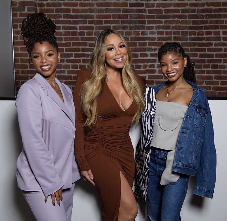 Mariah Carey, Chloe and Halle at the Embrace Your Ish Event (2019)