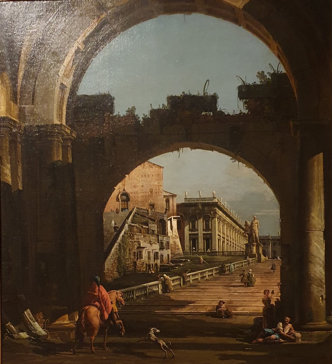 Bernardo Bellotto
'Capriccio con il Campidoglio'
1740 ca