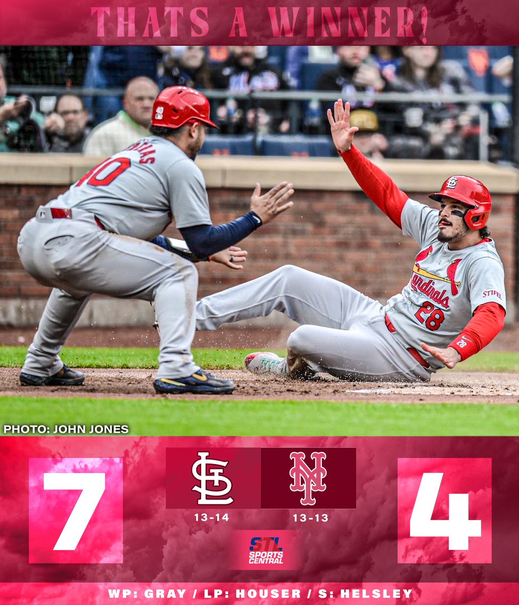 #THATSAWINNER! A four-run first inning and a quality start from Sonny Gray gives the #STLCards their second consecutive series victory! Lynn gets the start at 12:40 PM tomorrow as St. Louis goes for the sweep