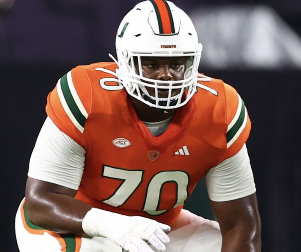 Source: Miami OL Javion Cohen is signing with the #Browns.