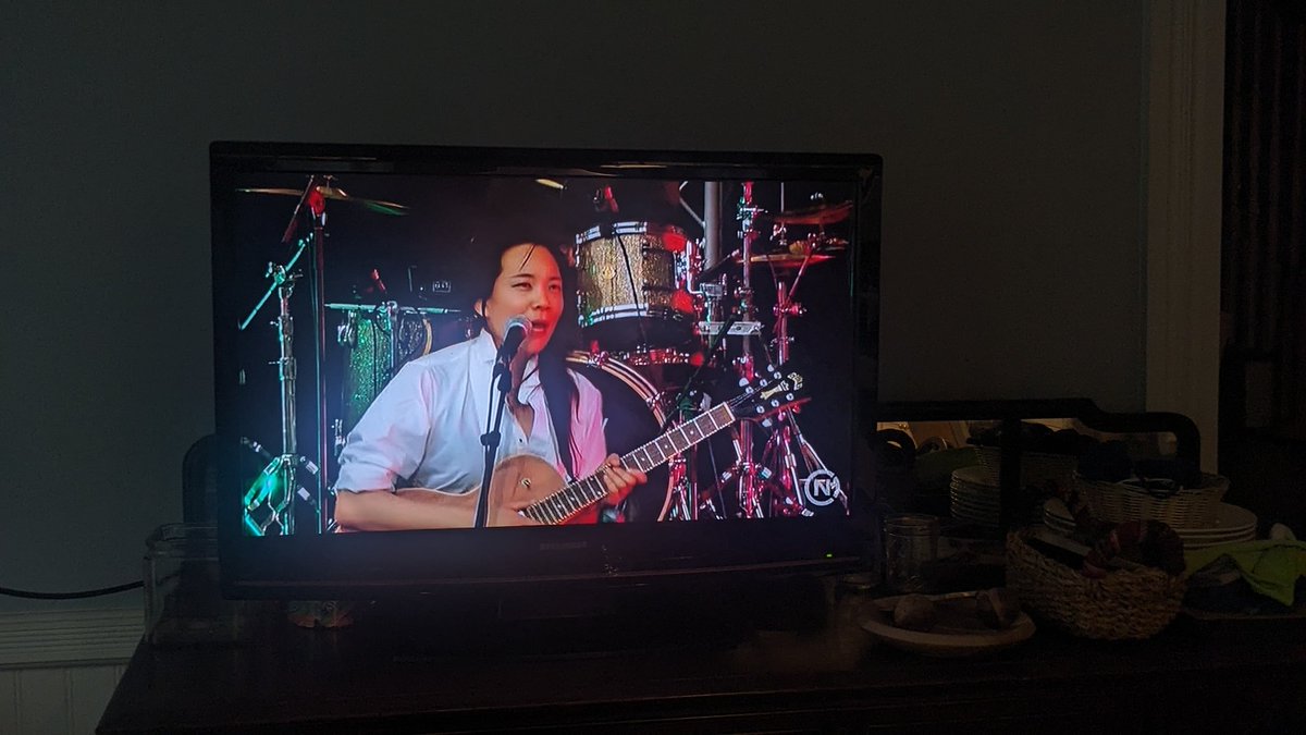 Surreal to see an artist on your TV you saw in one of her first shows 20 years ago in the Crim Dell Meadow when you were both undergrads. @williamandmary @thaogetstaydown @ncartmuseum @MyPBSNC