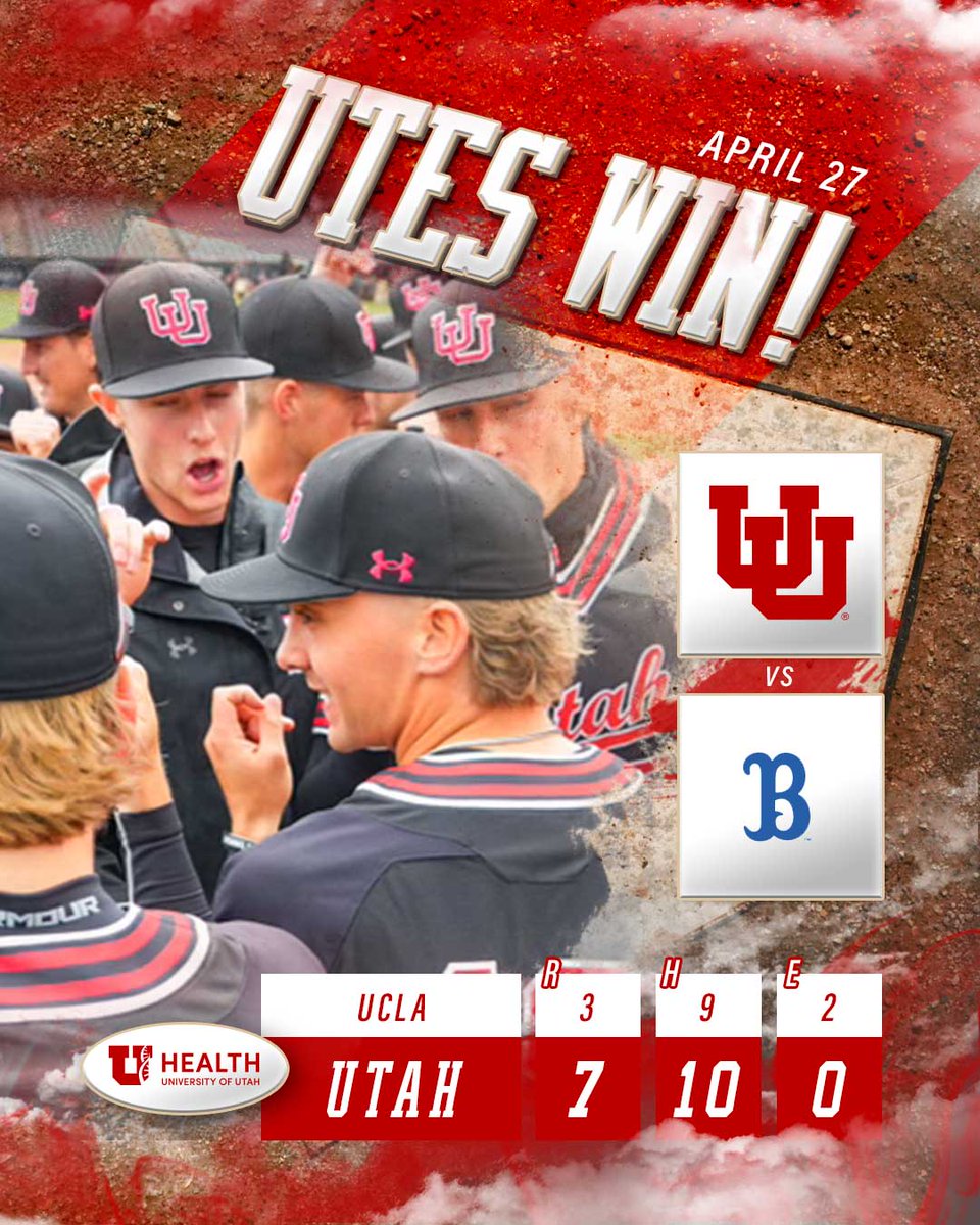 ☑️ Sixth @pac12 series win of the season ☑️ Fifth conference series win in a row ☑️ Most overall wins since 2011 Be here tomorrow‼️ 🎟️ fevo-enterprise.com/group/Utahbase…
