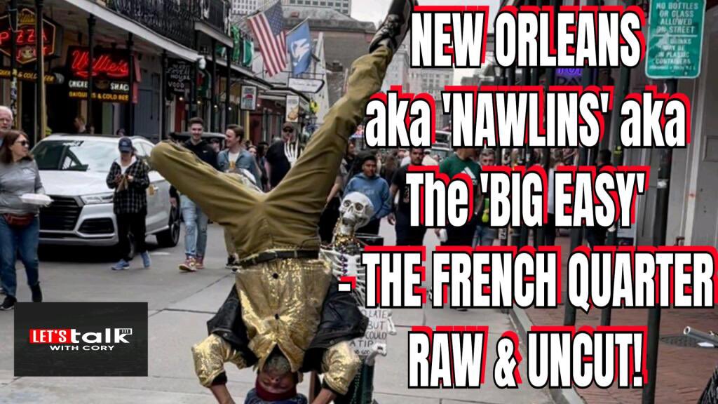 #neworleans #Louisiana #frenchquarter #walkingtour #rawanduncut #Travel #traveler #TRAVELCOLLECTION #TravelTheWorld #TravelTV #bigeasy #bourbonst youtu.be/OtItJmBAGIw?si… #letstalkwithcory Watch on YouTube now!